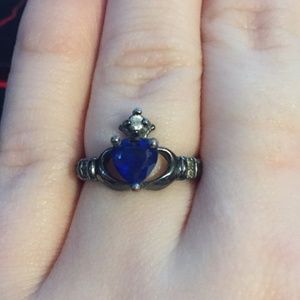 Sapphire promise ring
